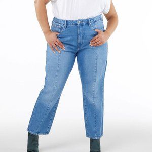 Good American Vintage Clean Seams Denim Jeans High Rise 16